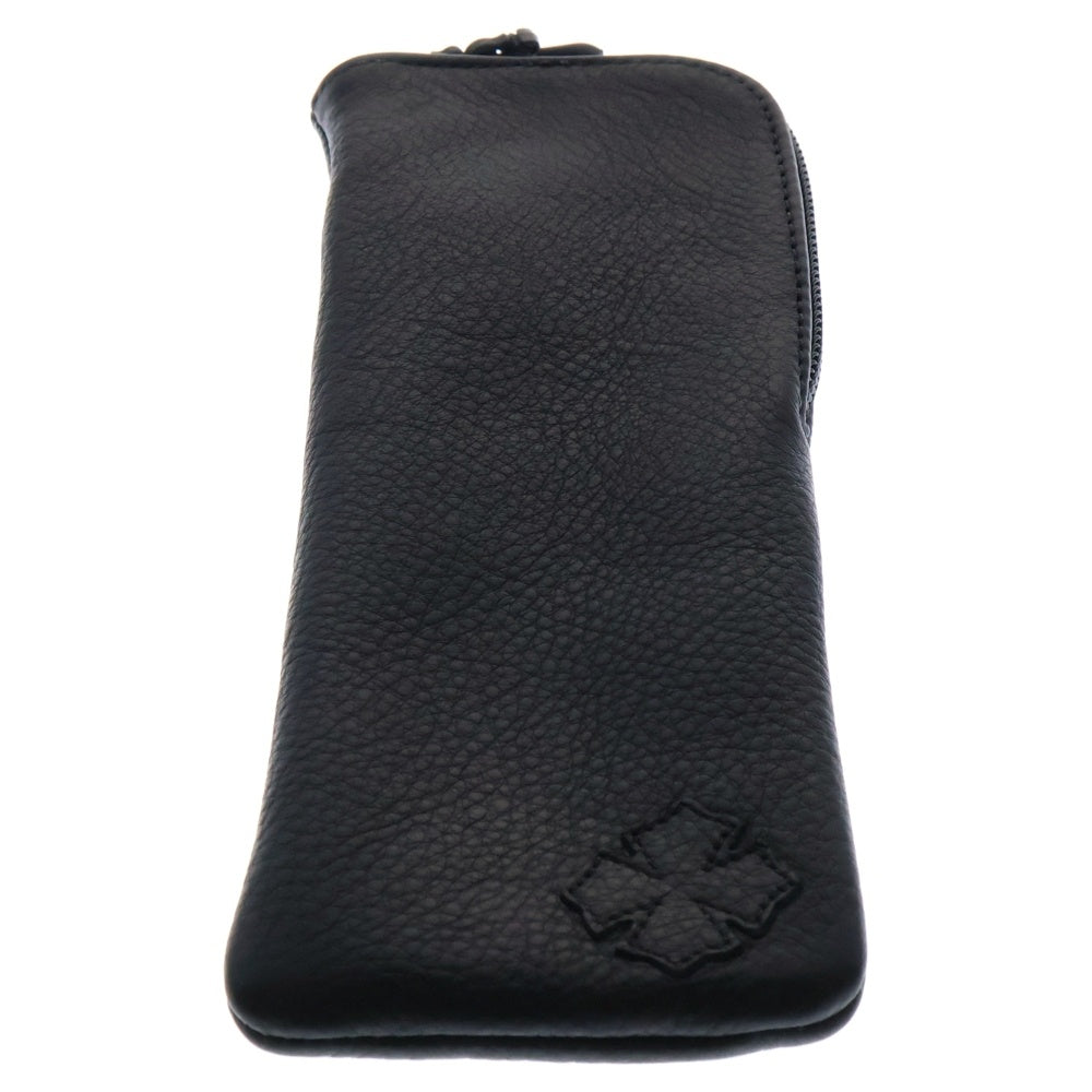 CHROME HEARTS(クロムハーツ) MEAT WALLET スクエアフレーム アイウェア 眼鏡 ブラック ※度入り