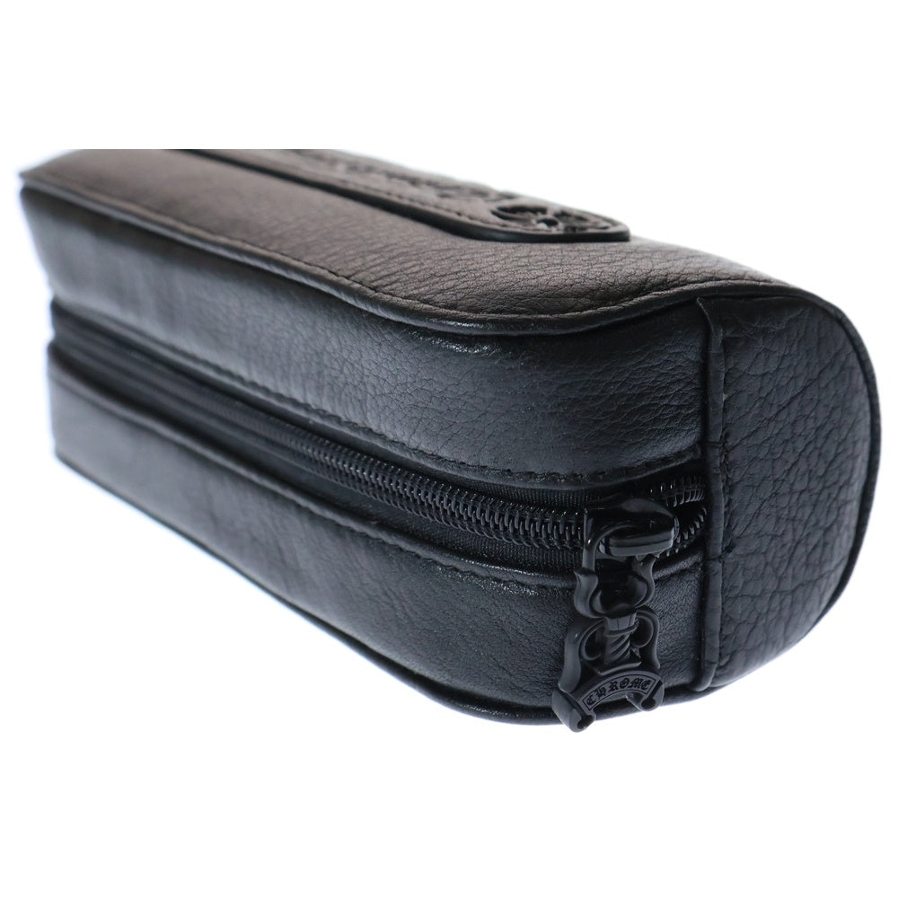 CHROME HEARTS(クロムハーツ) CASE アイウェアケース 眼鏡ケース ブラック ※ダガージップ欠損