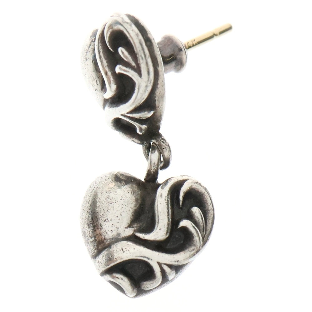 CHROME HEARTS(クロムハーツ) HEART DRP 2連ハートドロップ ピアス シルバー