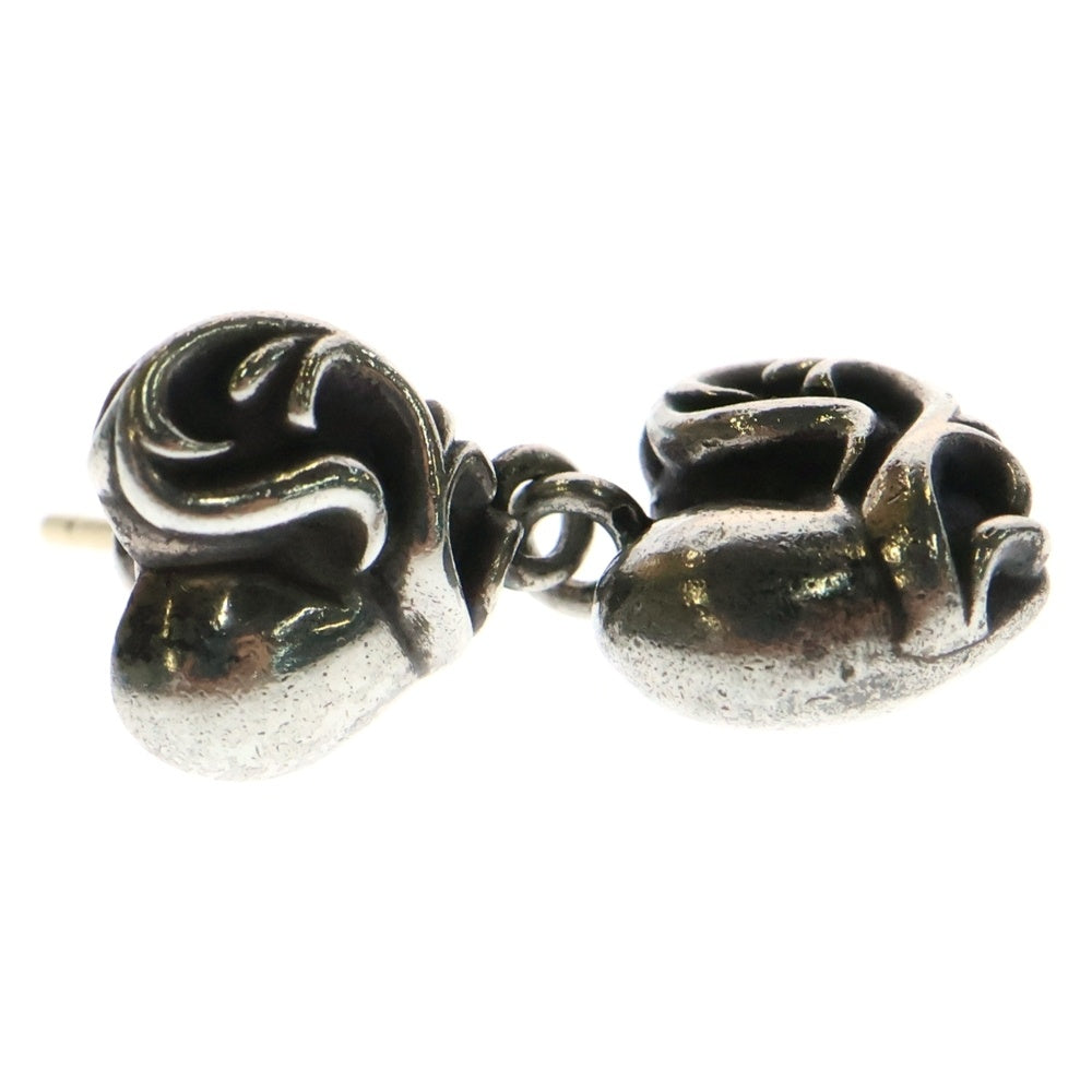 CHROME HEARTS(クロムハーツ) HEART DRP 2連ハートドロップ ピアス シルバー