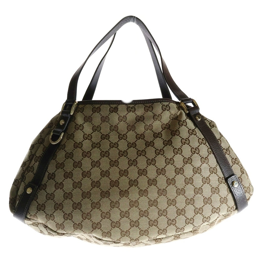 GUCCI(グッチ) GGキャンバス ショルダーハンドバッグ ベージュ 130736