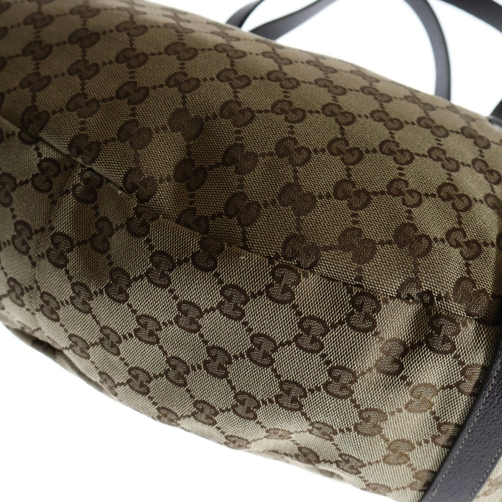 GUCCI(グッチ) GGキャンバス ショルダーハンドバッグ ベージュ 130736
