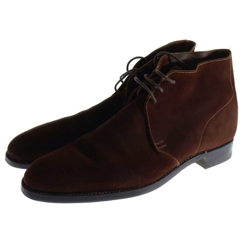 Crockett&Jones(クロケットアンドジョーンズ) CHUKKA チャッカ スエード ブーツ ブラウン US9/27cm