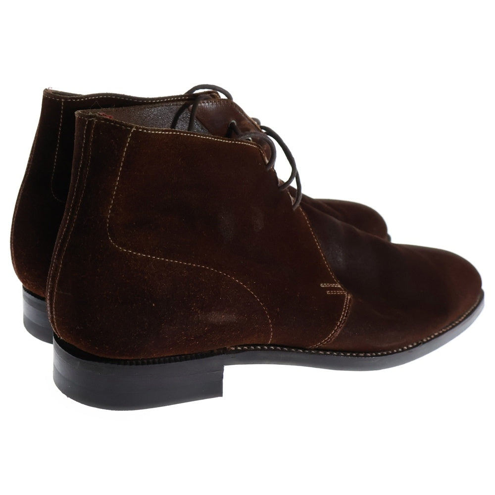 Crockett&Jones(クロケットアンドジョーンズ) CHUKKA チャッカ スエード ブーツ ブラウン US9/27cm