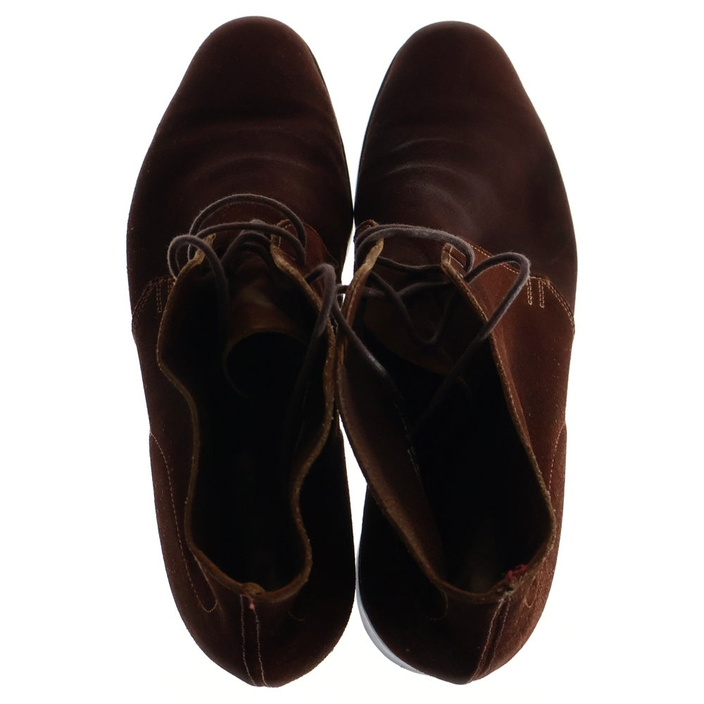 Crockett&Jones(クロケットアンドジョーンズ) CHUKKA チャッカ スエード ブーツ ブラウン US9/27cm