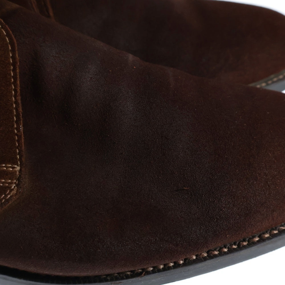 Crockett&Jones(クロケットアンドジョーンズ) CHUKKA チャッカ スエード ブーツ ブラウン US9/27cm