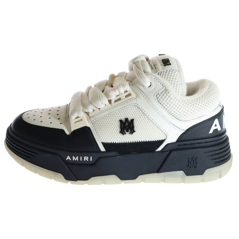 AMIRI(アミリ) MA-1 ローカットレースアップスニーカー AMFOSR1070-001 ホワイト/ブラック