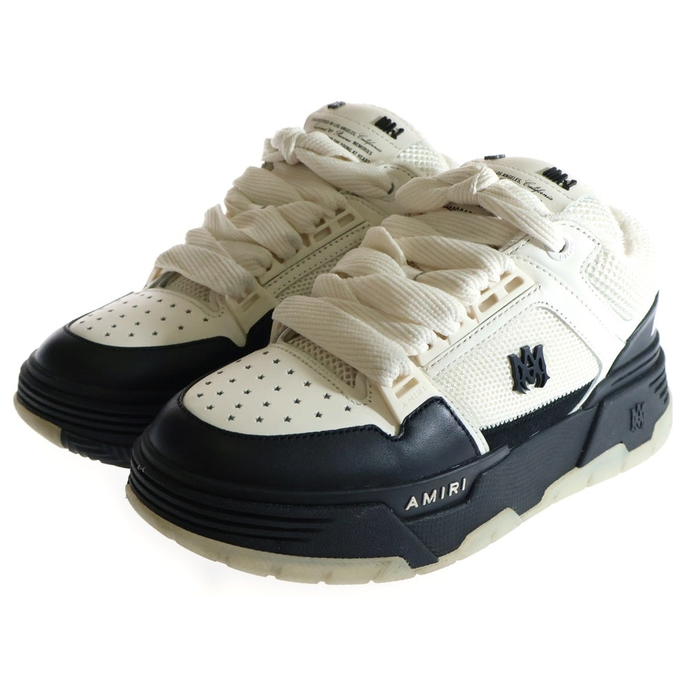 AMIRI(アミリ) MA-1 ローカットレースアップスニーカー AMFOSR1070-001 ホワイト/ブラック