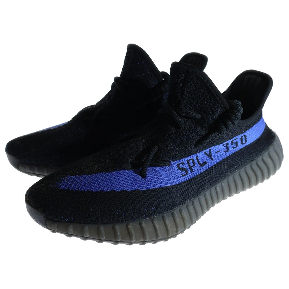 adidas(アディダス) YEEZY BOOST 350 V2 Dazzling Blue GY7164 イージー ブースト 350 V2 ダズリングブルー ローカットスニーカー シューズ ブラック/ブルー US9.5/27.5cm