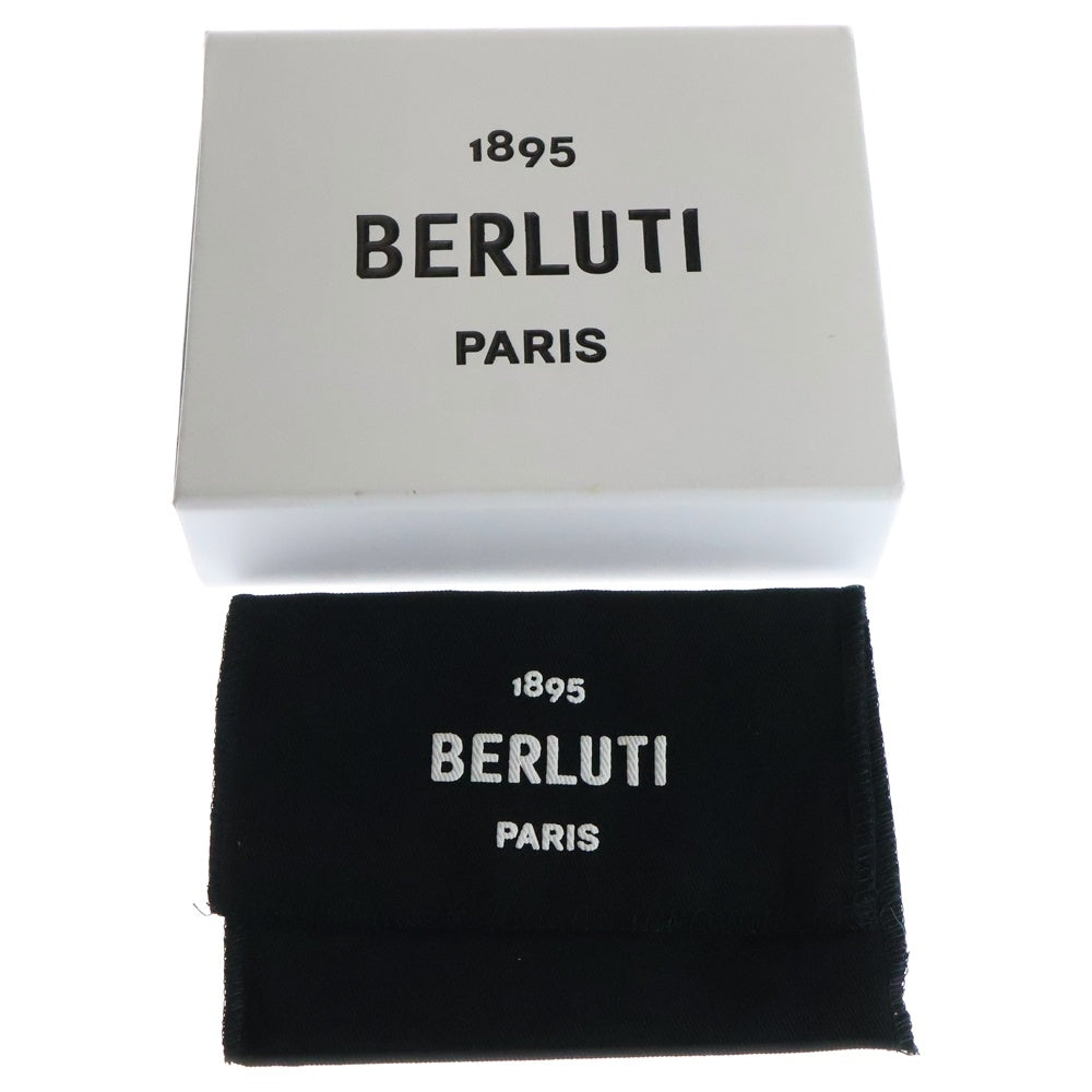 Berluti(ベルルッティ) カリグラフィ レザーカードケース 名刺入れ ブラウン