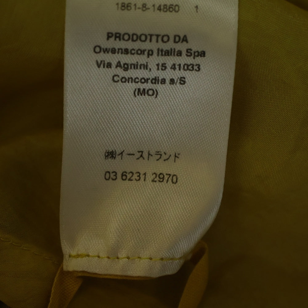 Rick Owens(リックオウエンス) 20SS Larry Sheer Shirt Lemon 長袖シアーラリーシャツ イエロー RR20S7287‐J