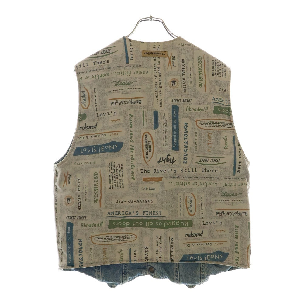 Levi's(リーバイス) 90s VINTAGE 70508 リバーシブル デニム ベスト インディゴ
