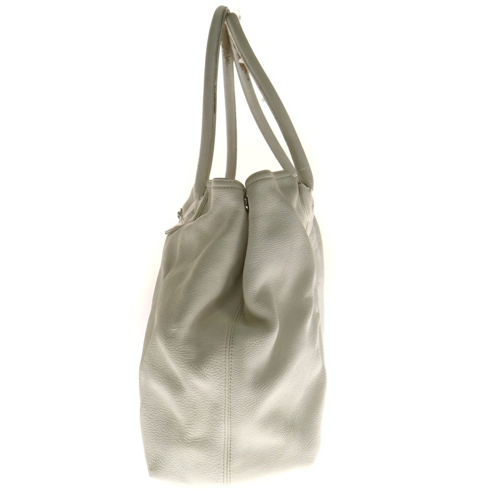 CHROME HEARTS(クロムハーツ) TOTE W SNP BS FLUER BS フレアトート BSフレアレザーパッチトートバッグ ホワイト