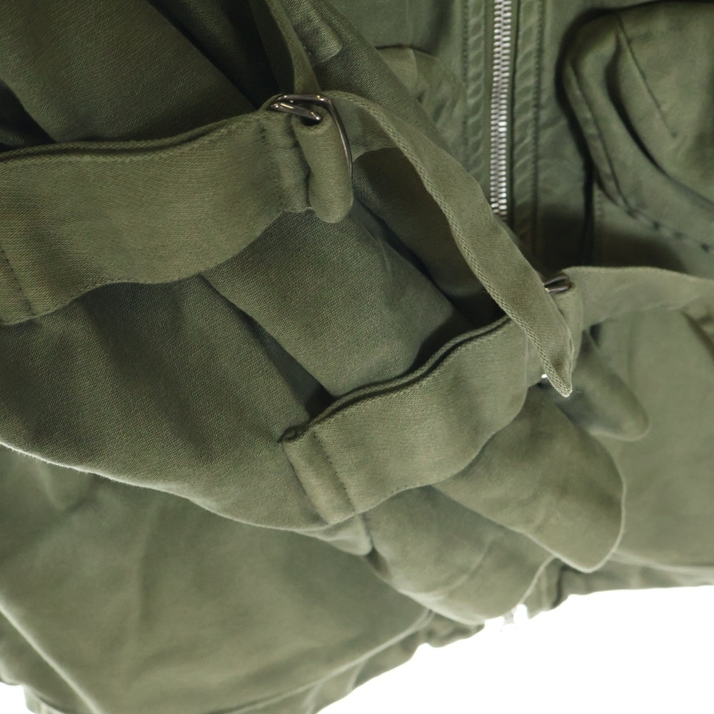 DRIES VAN NOTEN(ドリスヴァンノッテン) Overdyed cargo jacket オーバーダイ マルチポケット カーゴジャケット カーキ