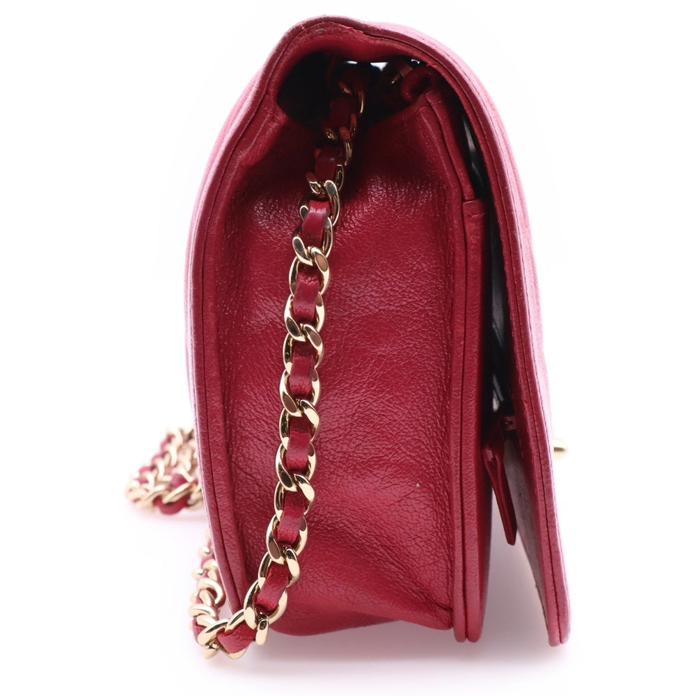 CHANEL(シャネル) マドモアゼル A80972 チェーンウォレット ココマーク ショルダーバッグ レディース ピンク