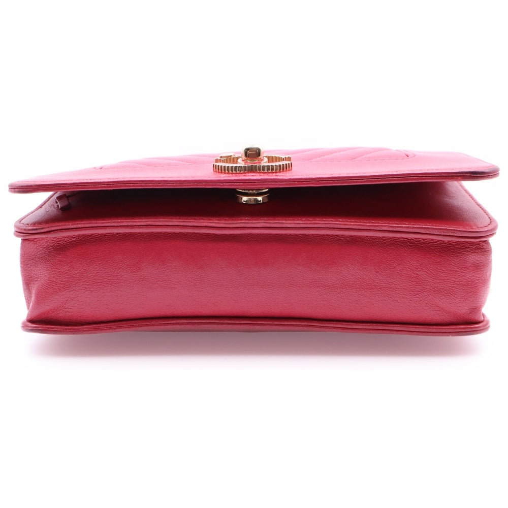 CHANEL(シャネル) マドモアゼル A80972 チェーンウォレット ココマーク ショルダーバッグ レディース ピンク