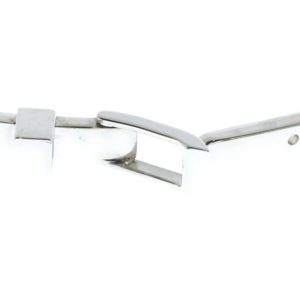 SAINT LAURENT PARIS(サンローランパリ) Metal Buckle Bracelet メタルバックル バングル ブレスレット シルバー 798999 Y1500