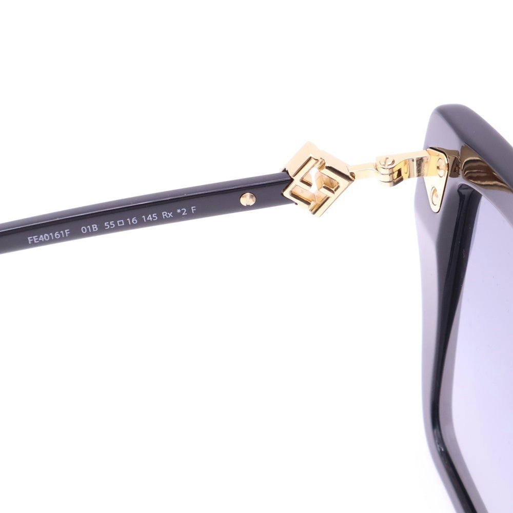 FENDI(フェンディ) FFロゴ スクエア グラデーションズサングラス アイウェア メガネ 眼鏡 FE4016F ブラック