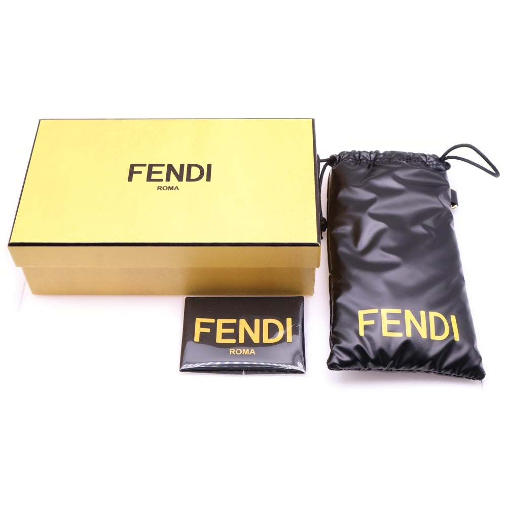 FENDI(フェンディ) FFロゴ スクエア グラデーションズサングラス アイウェア メガネ 眼鏡 FE4016F ブラック