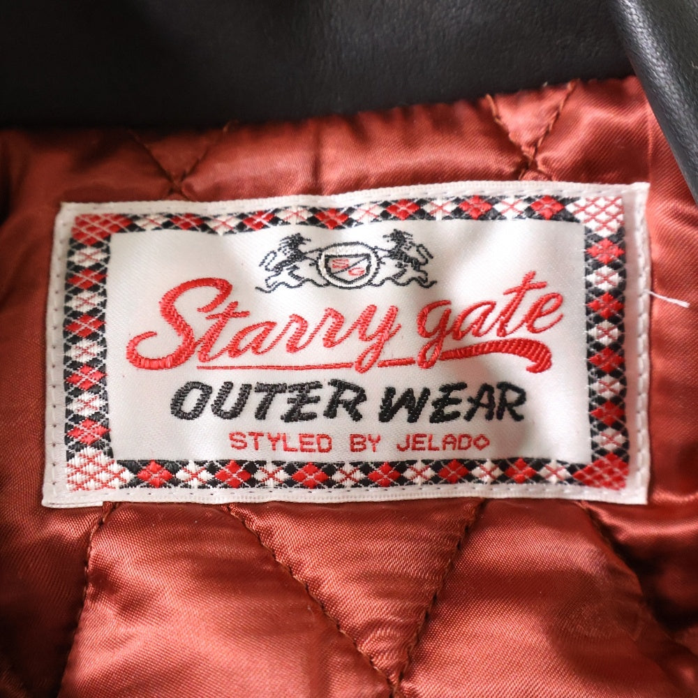 JELADO(ジェラード) STARRY GATE ラムレザー ダブル ライダースレザージャケット ブラック