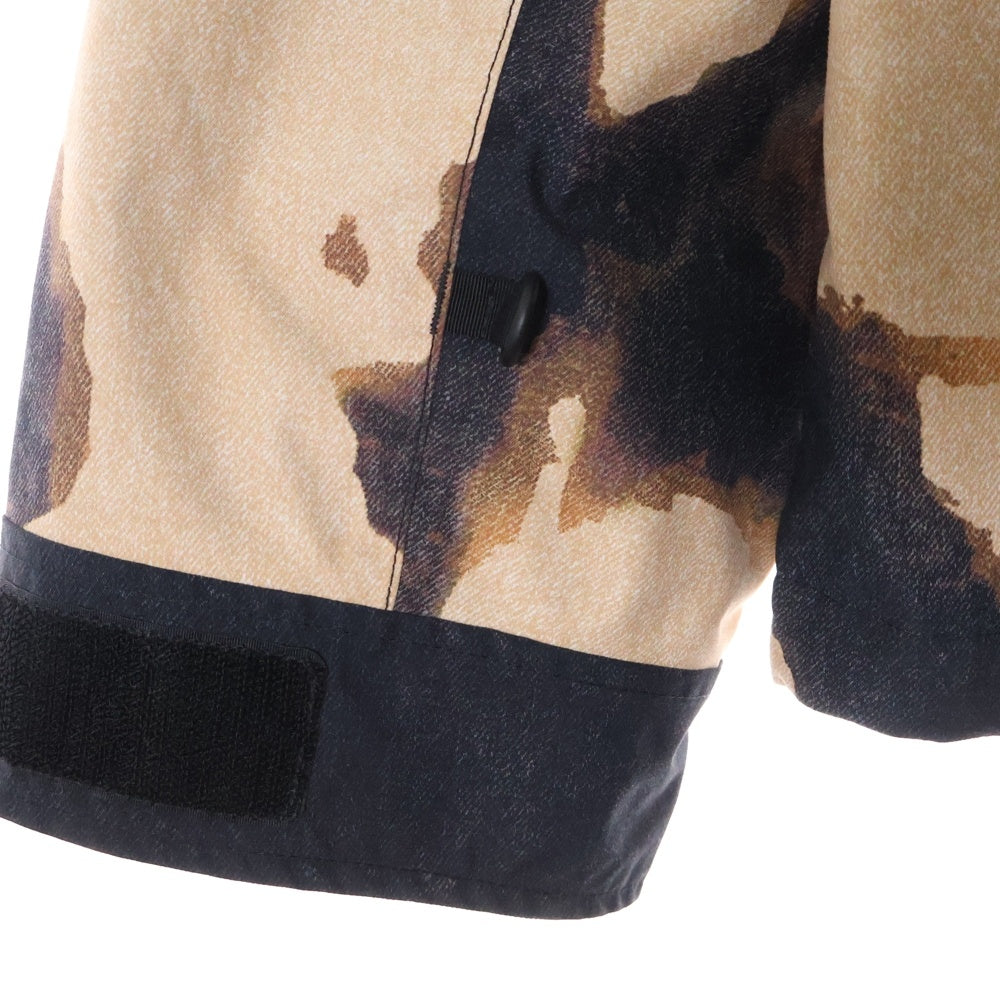 SUPREME(シュプリーム) 21AW ×THE NORTH FACE Bleached Denim Print Mountain Jacket ブリーチデニムプリントマウンテンジャケット ブラック/ブラウン NF0A7WO9