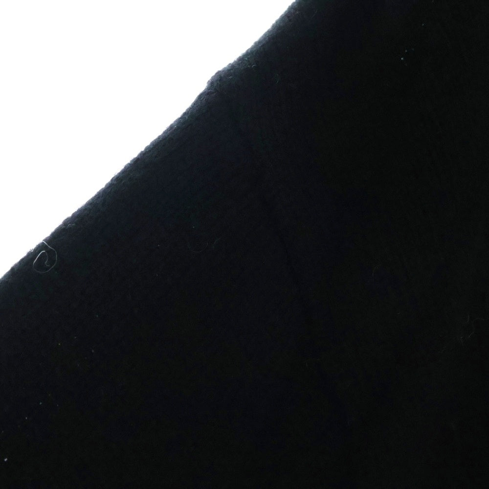 Yohji Yamamoto POUR HOMME(ヨウジヤマモト プールオム) 22AW 7G FLOWER INTERSIA JACQUARD CREW NECK フラワージャカード クルーネックニット セーター ブラック HE-K28-983