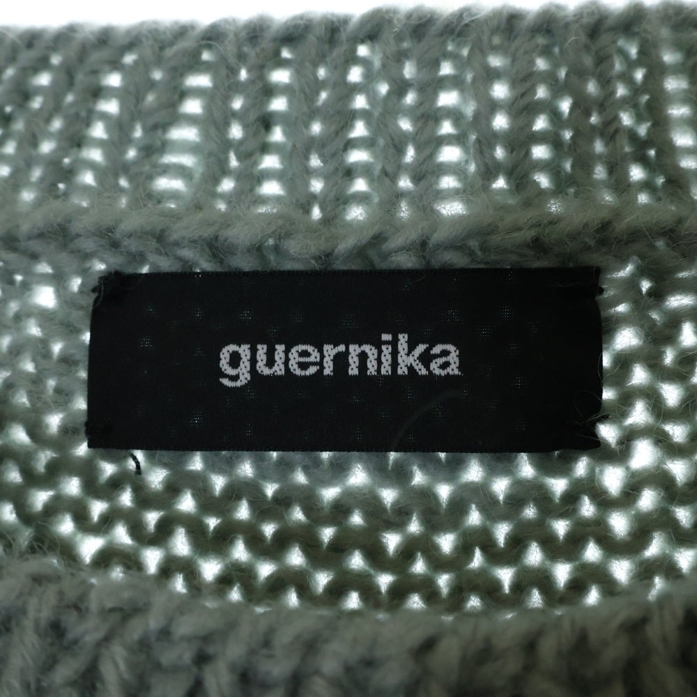 GUERNIKA(ゲルニカ) ANONYMOUSE KNIT SWEATER ウールニット グリーン gue-23301