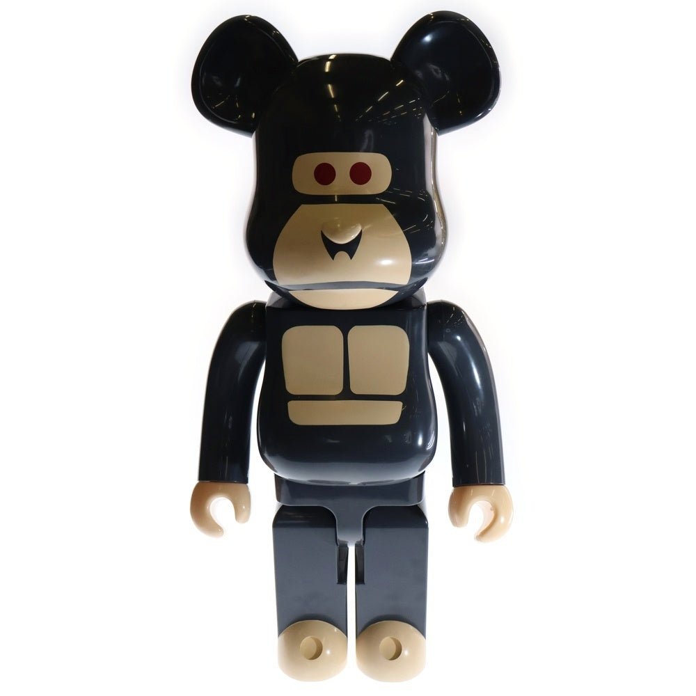 MEDICOM TOY(メディコムトイ) BE@RBRICK XLARGE LITTLE FRIEND BLACK 1000% ベアブリック エクストララージ リトルフレンド フィギュア グレー