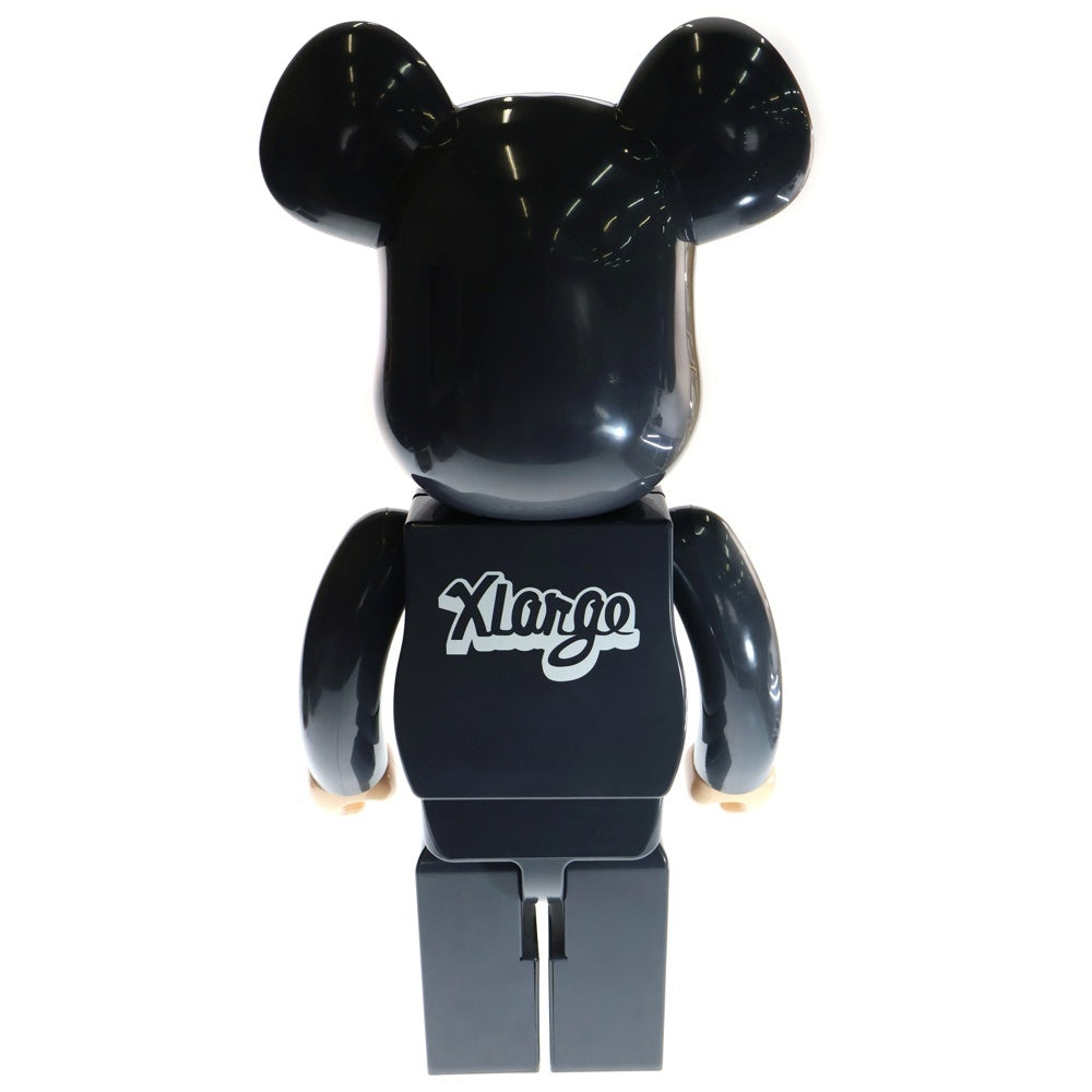 MEDICOM TOY(メディコムトイ) BE@RBRICK XLARGE LITTLE FRIEND BLACK 1000% ベアブリック エクストララージ リトルフレンド フィギュア グレー