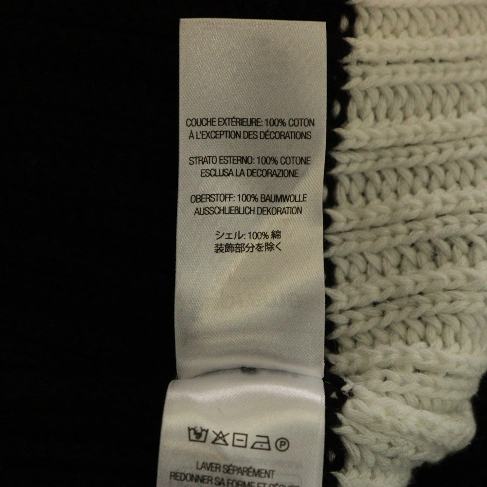 SUPREME(シュプリーム) 25SS Loose Gauge Stripe Small Box Sweater ルーズストライプ スマール ボックスロゴ セーター ホワイト/ブラック