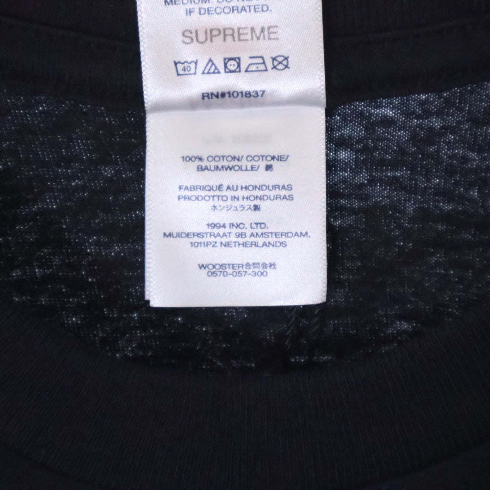 SUPREME(シュプリーム) 24AW × MARTINE ROSE × マーティンローズ Martine Rose Tee ロゴ 半袖Tシャツ ブラック