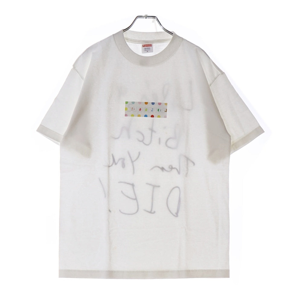 SUPREME(シュプリーム) 09AW × Damian Hirst Box Logo Tee ダミアン ボックスロゴ 半袖Tシャツ カットソー ホワイト