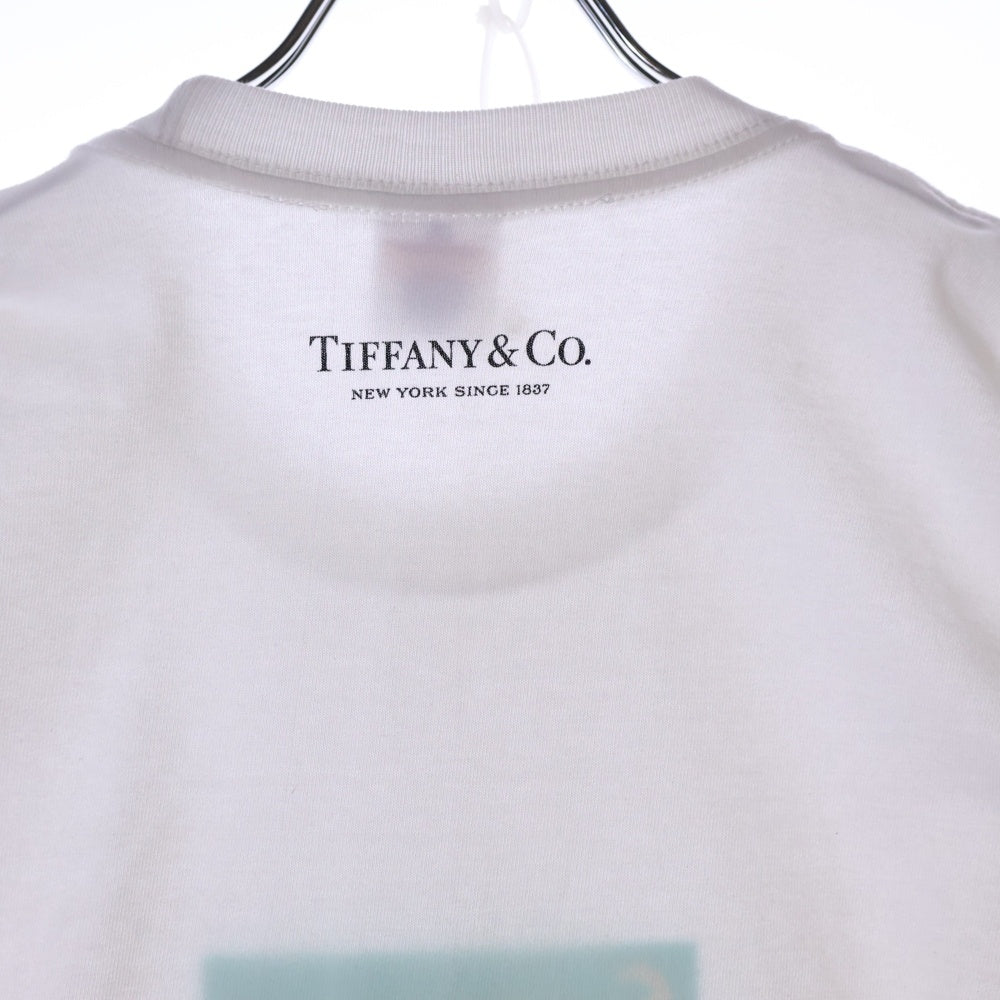SUPREME(シュプリーム) 21AW ×TIFFANY&Co. Box Logo Tee ティファニー ボックスロゴ プリント クルーネック 半袖Tシャツ カットソー ホワイト