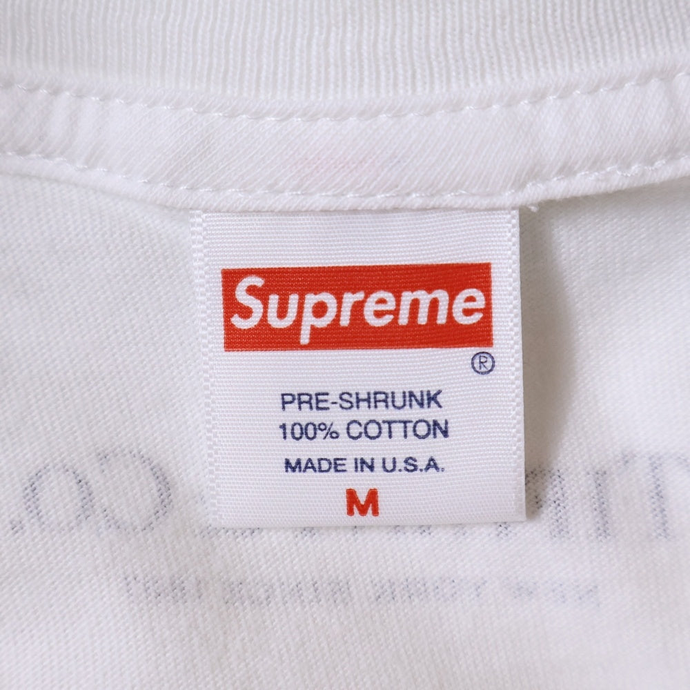 SUPREME(シュプリーム) 21AW ×TIFFANY&Co. Box Logo Tee ティファニー ボックスロゴ プリント クルーネック 半袖Tシャツ カットソー ホワイト