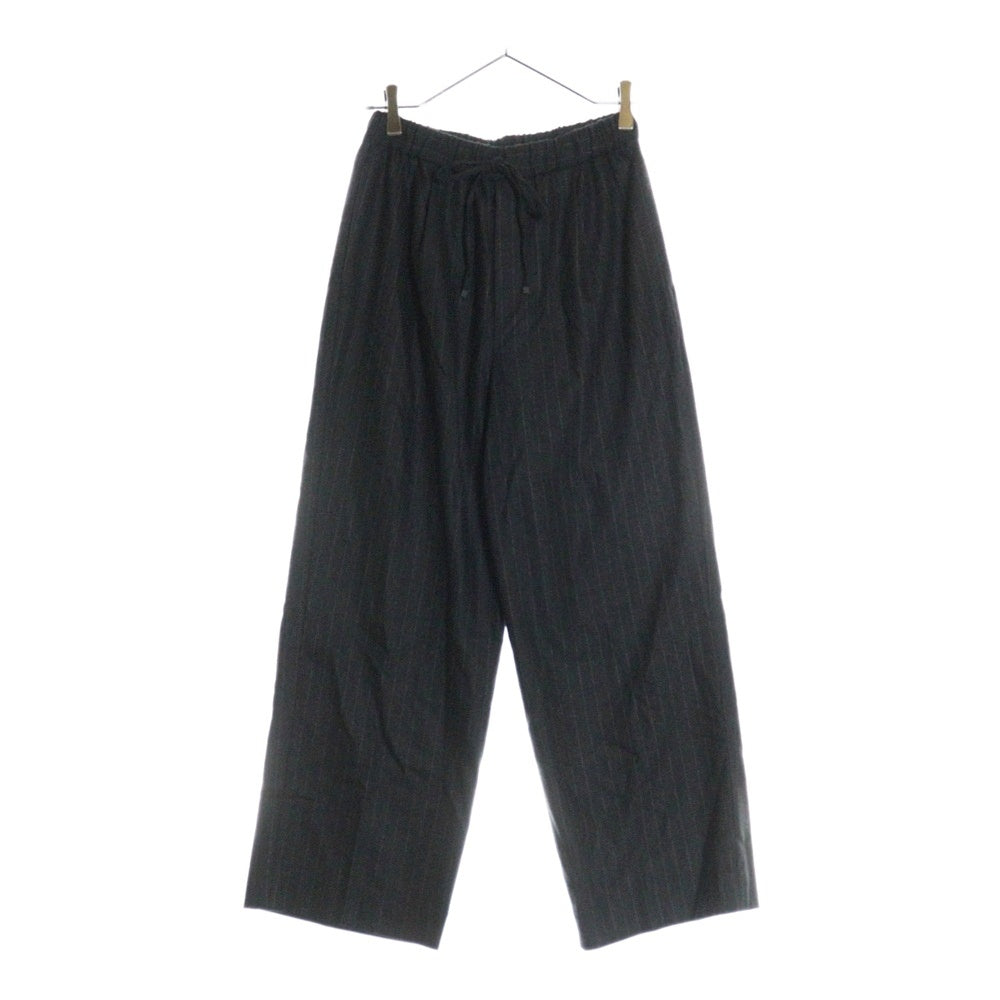 UNITED ARROWS(ユナイテッドアローズ) ウール ストライプイージーパンツ グレー