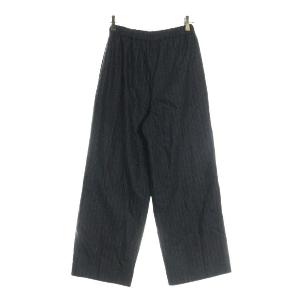 UNITED ARROWS(ユナイテッドアローズ) ウール ストライプイージーパンツ グレー