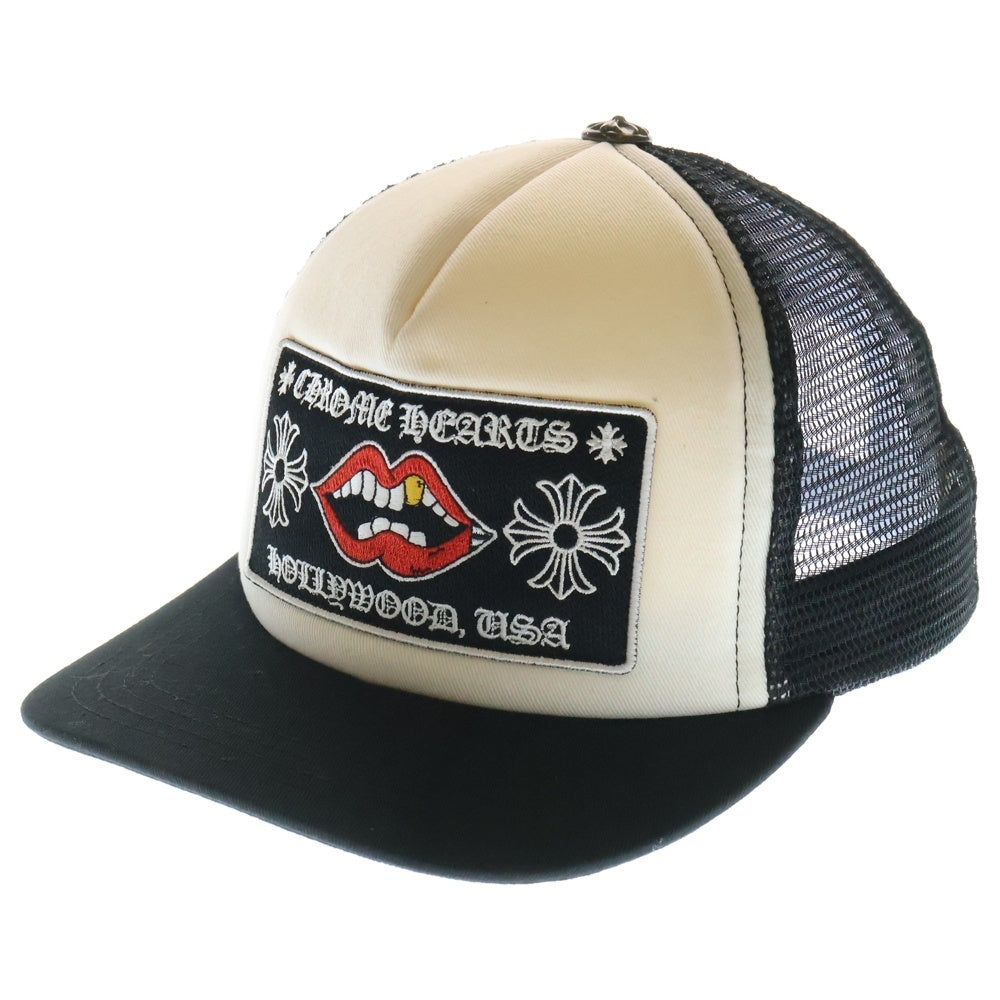 CHROME HEARTS(クロムハーツ) × MATTYBOY CHOMPER TRUCKER CAP マッティボーイ チョンパー トラッカーキャップ 帽子 ブラック/ホワイト