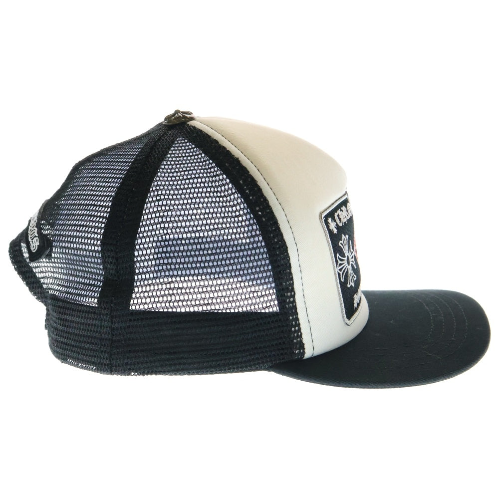 CHROME HEARTS(クロムハーツ) × MATTYBOY CHOMPER TRUCKER CAP マッティボーイ チョンパー トラッカーキャップ 帽子 ブラック/ホワイト