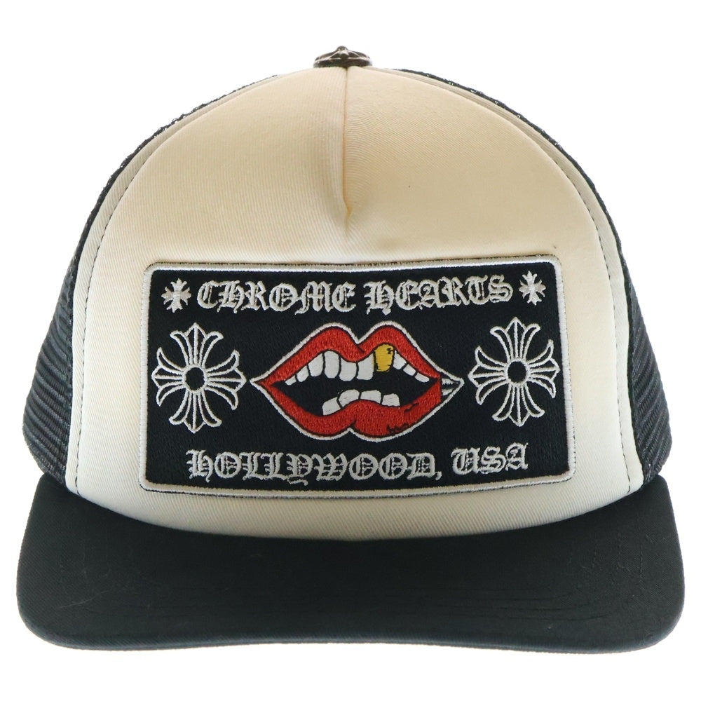 CHROME HEARTS(クロムハーツ) × MATTYBOY CHOMPER TRUCKER CAP マッティボーイ チョンパー トラッカーキャップ 帽子 ブラック/ホワイト