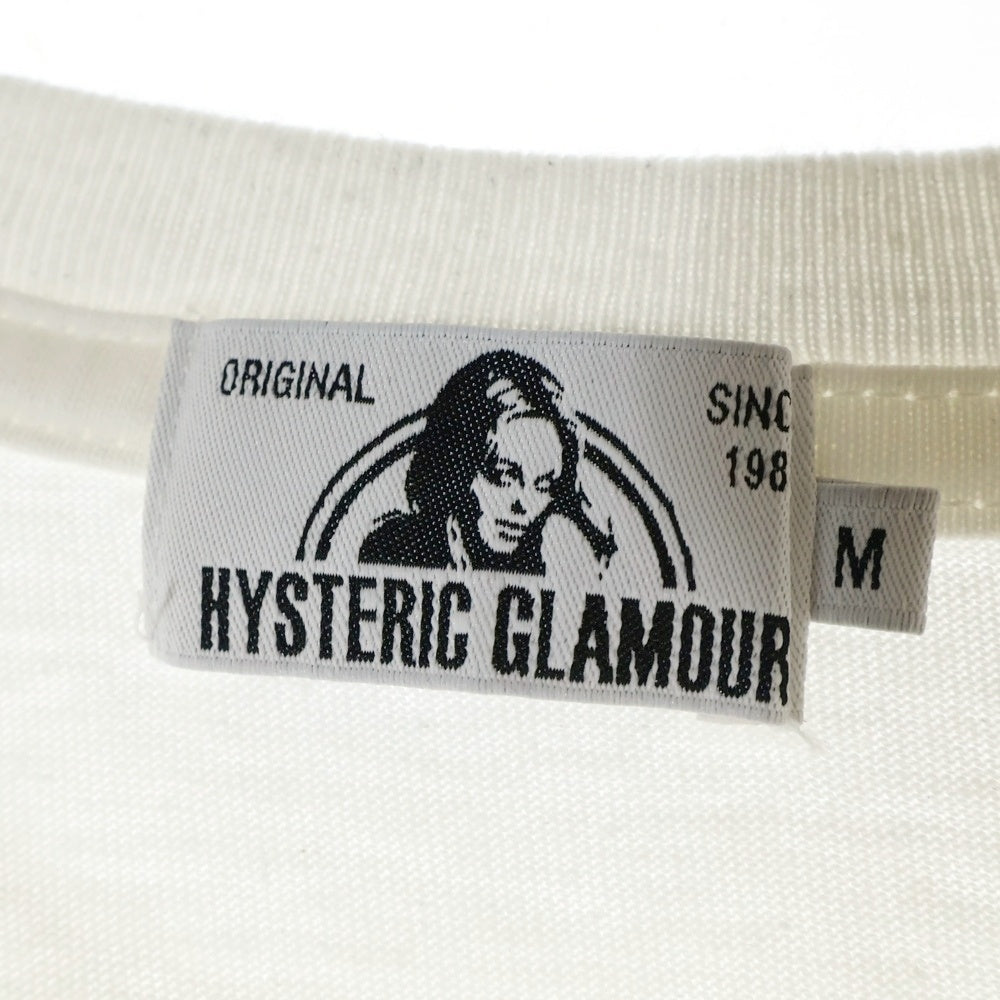 HYSTERIC GLAMOUR(ヒステリックグラマー) HYS BOX刺繍 クルーネック半袖Tシャツ 02203CT03 ホワイト