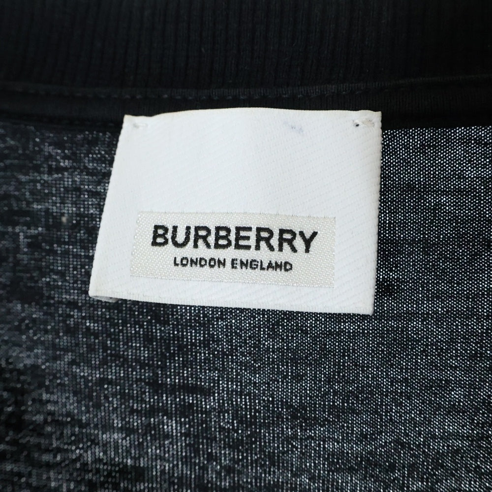 BURBERRY(バーバリー) フロント ベアプリント クルーネック 半袖Tシャツカットソー 8049568 ブラック
