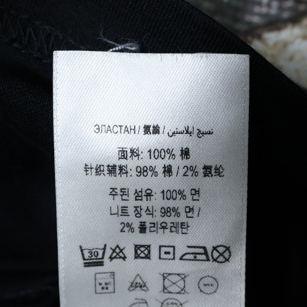 BURBERRY(バーバリー) フロント ベアプリント クルーネック 半袖Tシャツカットソー 8049568 ブラック