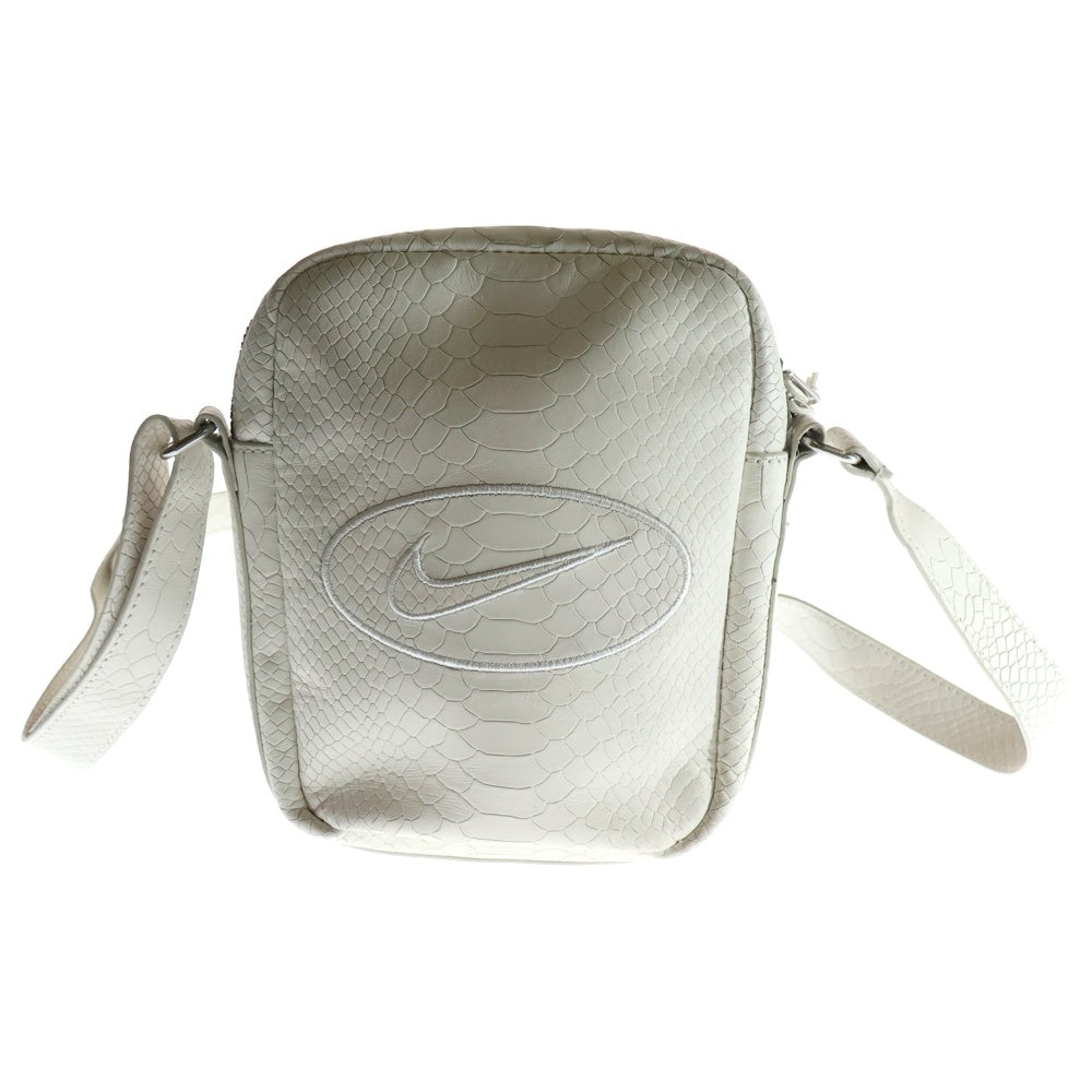 SUPREME(シュプリーム) 25SS × Nike Leather Shoulder Bag レザーショルダーバッグ ホワイト HJ7964-121