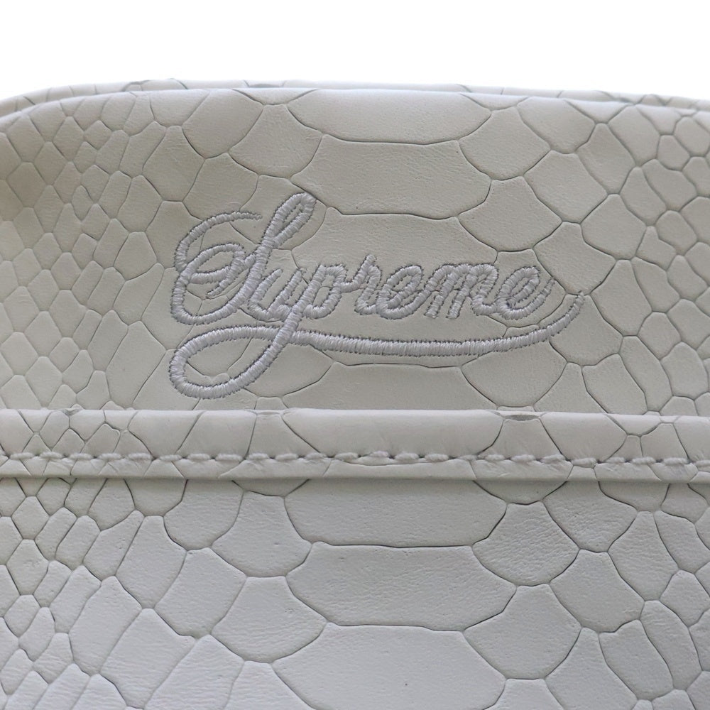 SUPREME(シュプリーム) 25SS × Nike Leather Shoulder Bag レザーショルダーバッグ ホワイト HJ7964-121