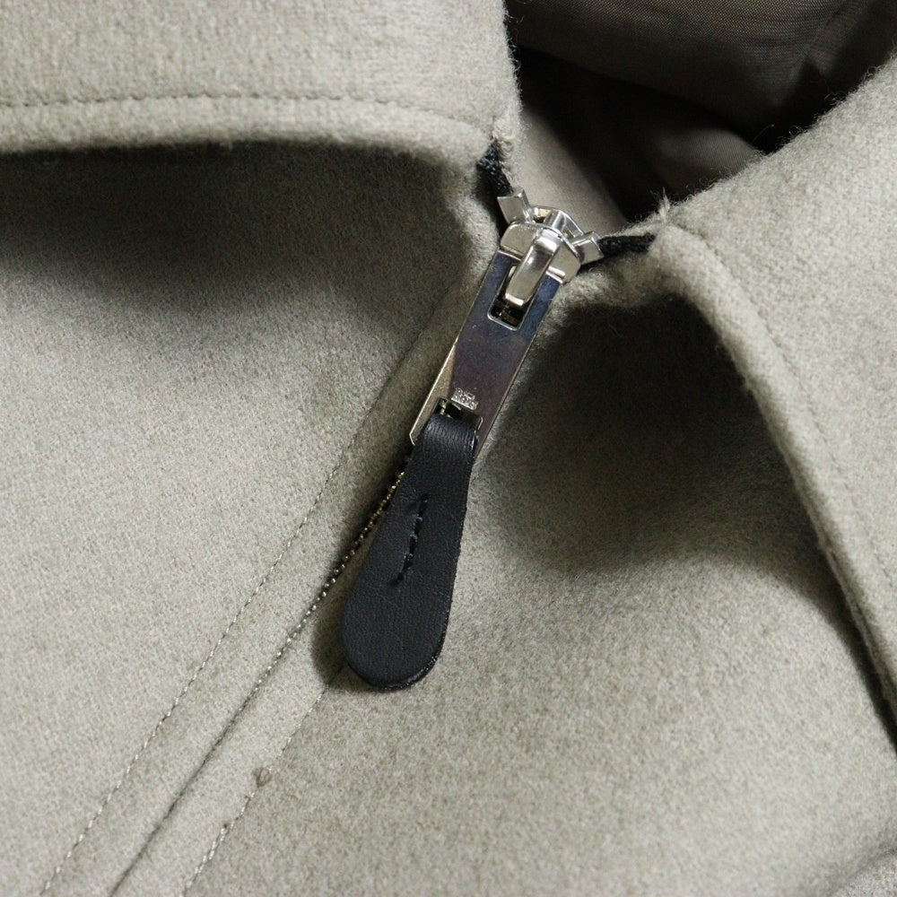 THE RERACS(ザ リラクス) 24AW HARRINGTON JACKET 24FW-REJK-192-J メルトンウール ジップアップハリントンジャケット ベージュ