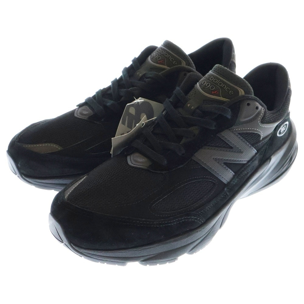 New Balance(ニューバランス) U990BB6 TRIPLE BLACK スエードメッシュローカットスニーカー ブラック US9.5/27.5cm