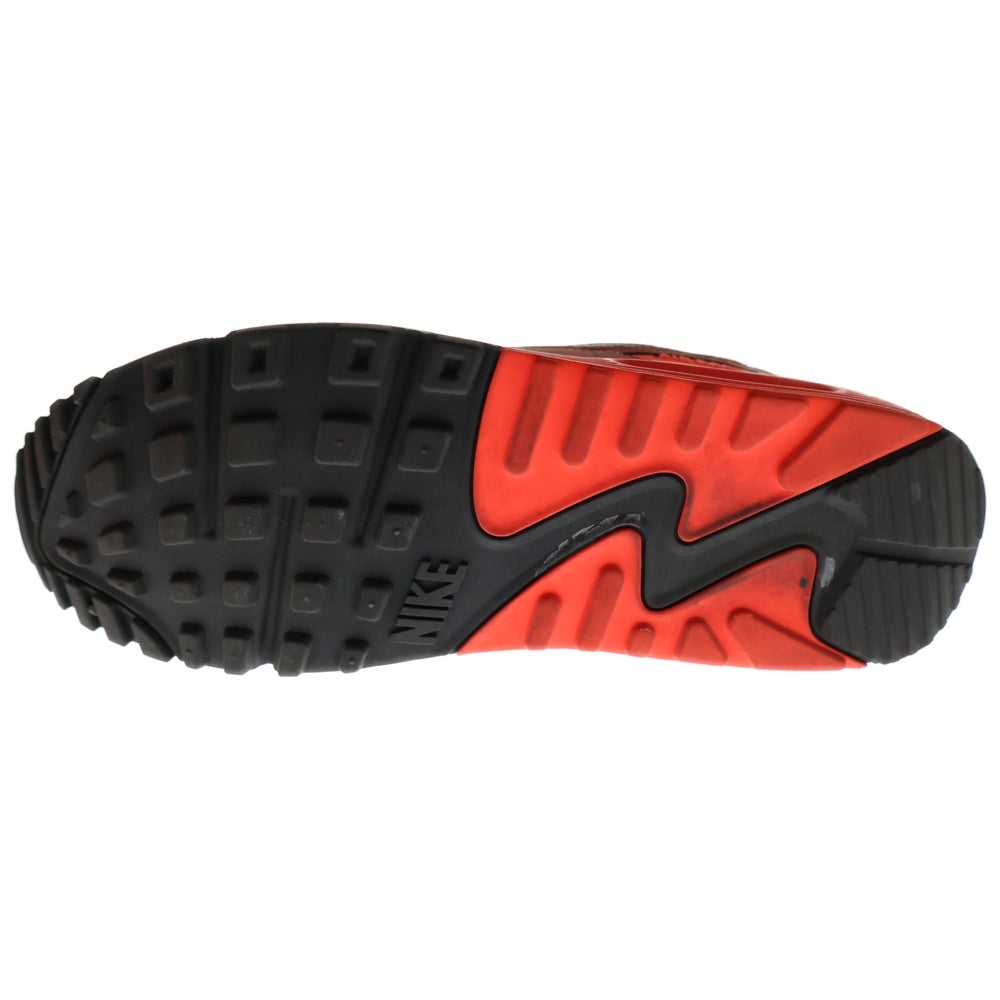 NIKE(ナイキ) ×atmos AIR MAX 90 PRNT AQ0926-001 アトモス エアマックス90 プリント ローカットスニーカー ブラック/レッド US9/27cm AQ0926-001