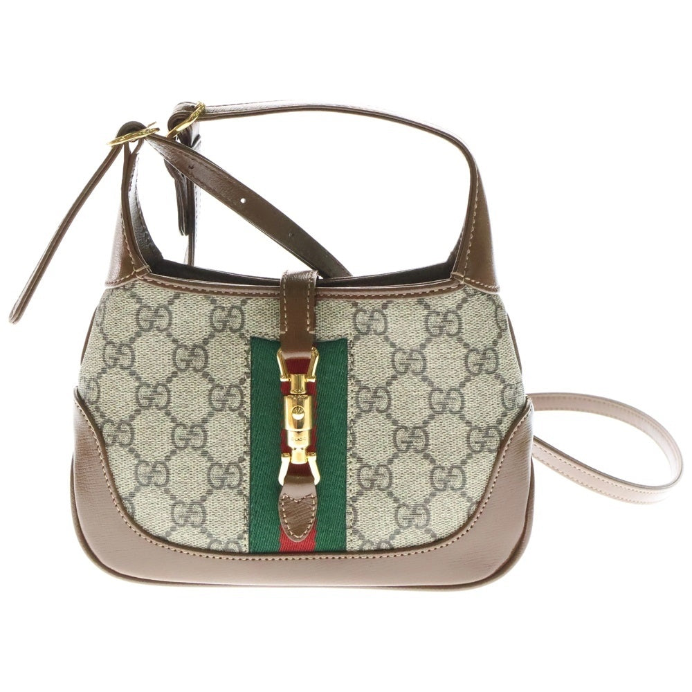 GUCCI(グッチ) ジャッキー 1961 GGスプリーム ショルダーバッグ 637092 レディース ベージュ
