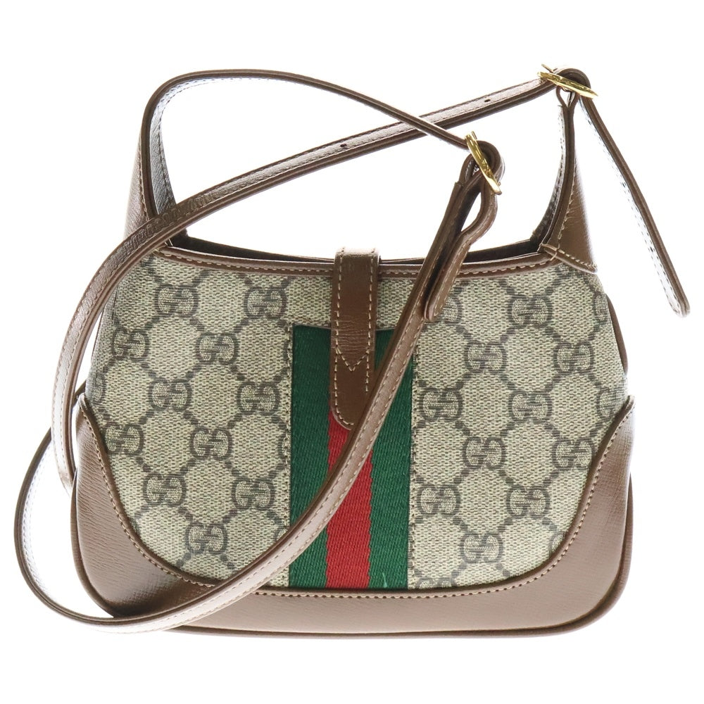 GUCCI(グッチ) ジャッキー 1961 GGスプリーム ショルダーバッグ 637092 レディース ベージュ