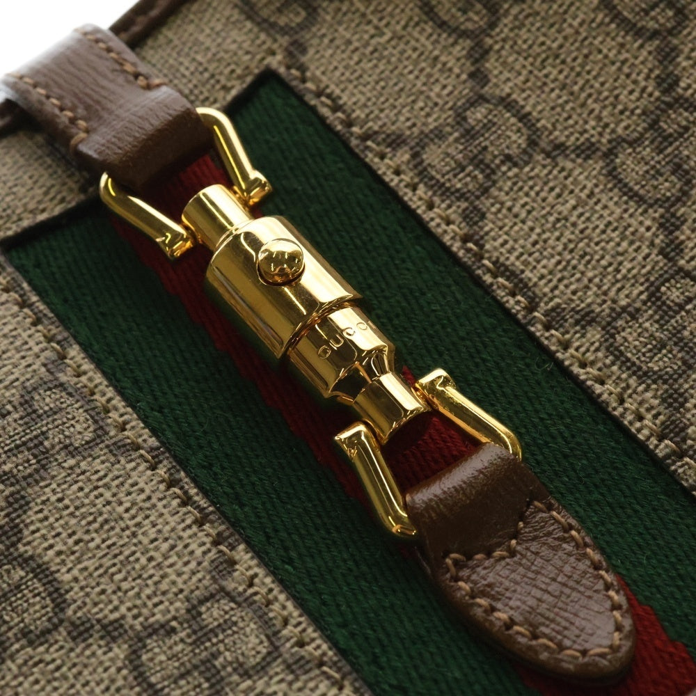 GUCCI(グッチ) ジャッキー 1961 GGスプリーム ショルダーバッグ 637092 レディース ベージュ
